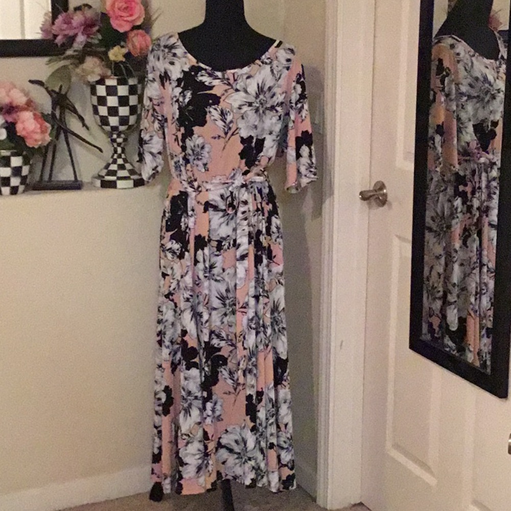 Floral Print Women's Dress